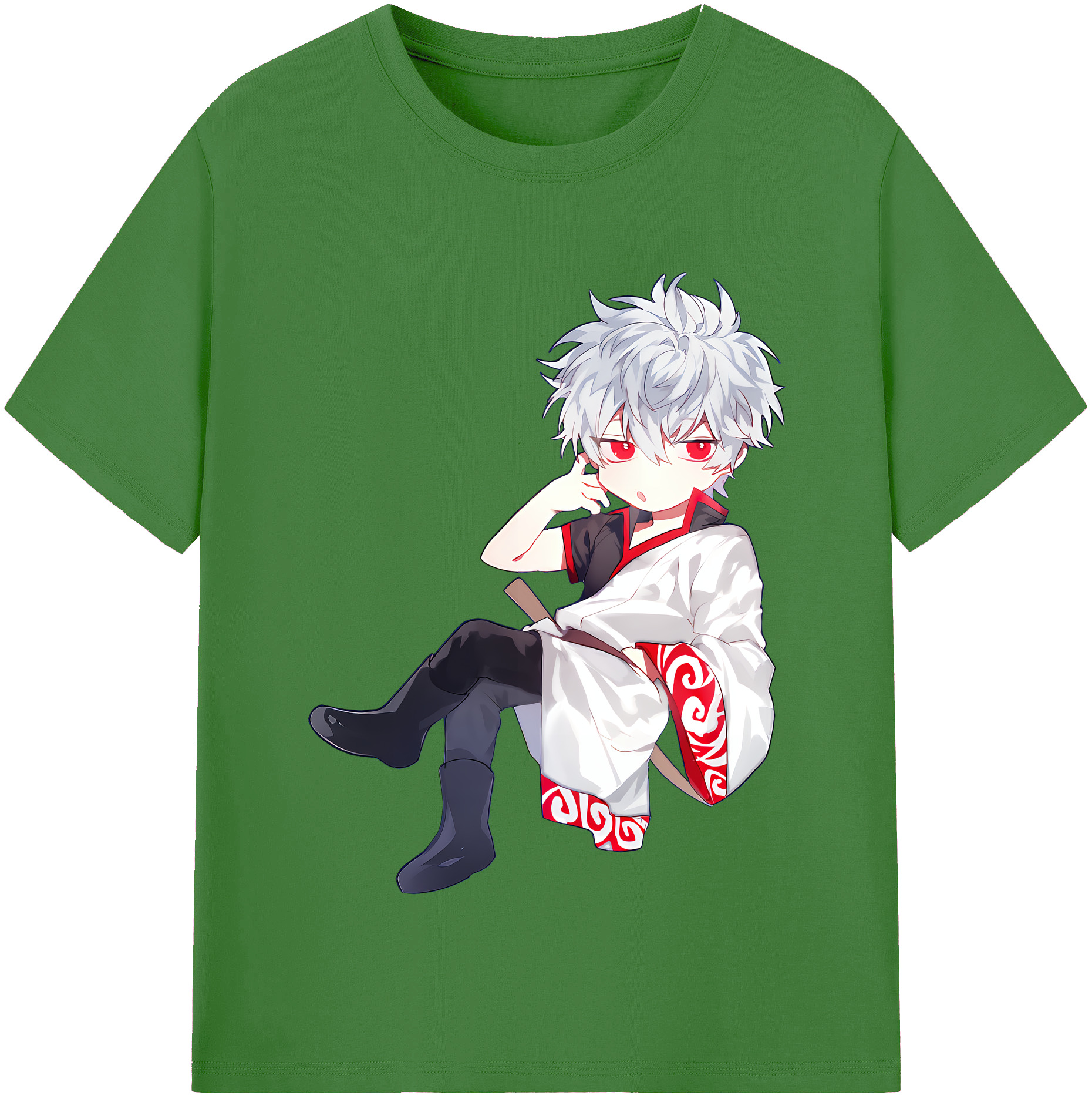 （画像用） ぎんたま 坂田銀時（さかたぎんとき） 神楽 志村新八（しむら しんぱち） GINTAMA Sakata Gintoki Kagura Shimura Shinpachi レディースカジュアルプリントTシャツ（綿100％）